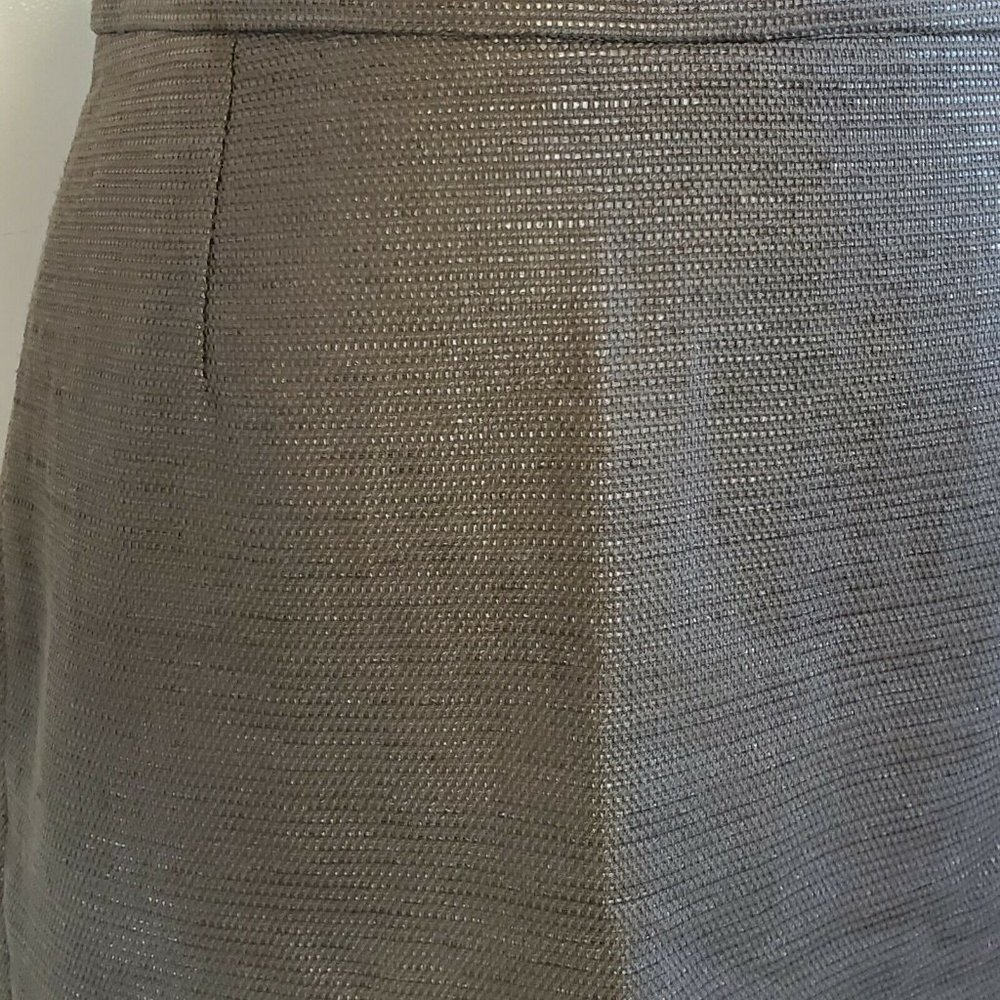 Max Mara Brown Textured Pencil Italian Skirt - Picture 2 of 9